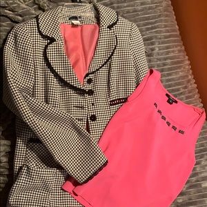 3 piece woman’s suit.